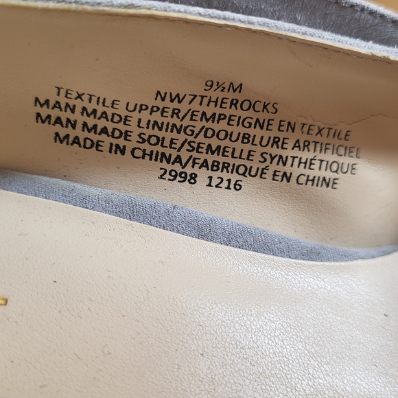 Elegant Women's Heels in Gray and Cream - Picture 4 of 5